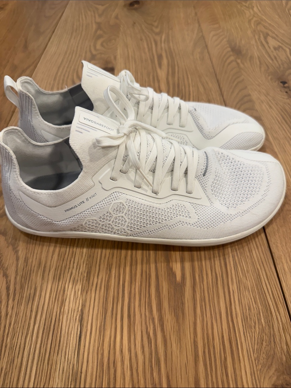 Vivo barefoot Women’s Primus Lite II Knit Lightweight White Sneakers